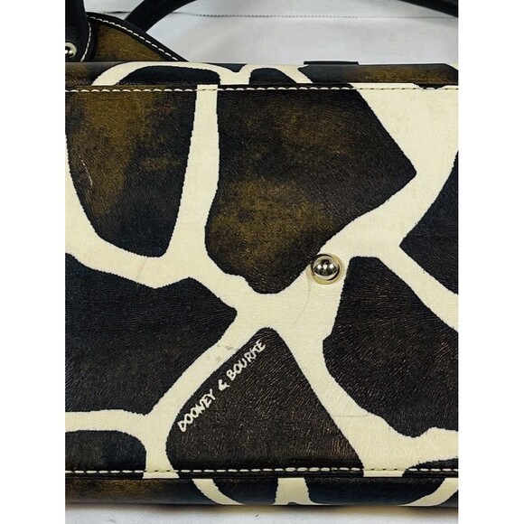 Vintage Dooney & Bourke Medium Logo Lock Stachel Purse Handbag GI358 Giraffe - Picture 14 of 16